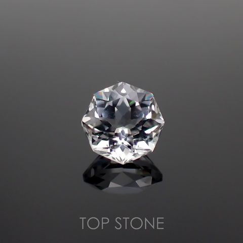 ◇オクタゴンカット◇ホワイトトパーズ ブラジル産 1.27ct[221018495]6.1x6.1mm前後