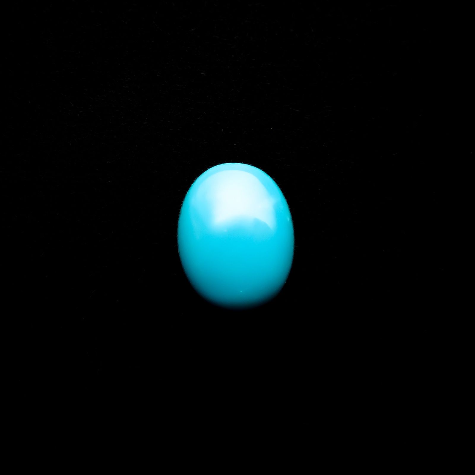 ターコイズ アメリカ・アリゾナ州キングマン産 0.94ct[240627859]8.1x6.2mm前後