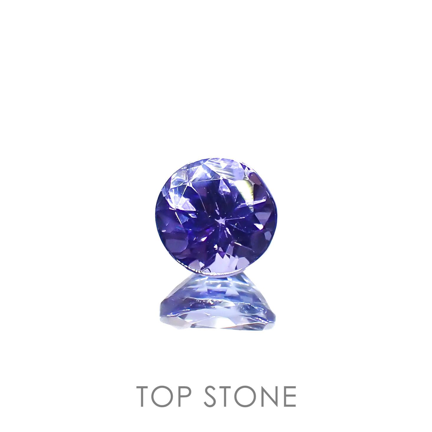 タンザナイト(宝石名タンザナイト)タンザニア産 0.55ct 識別済[230120202]4.9x4.9mm前後
