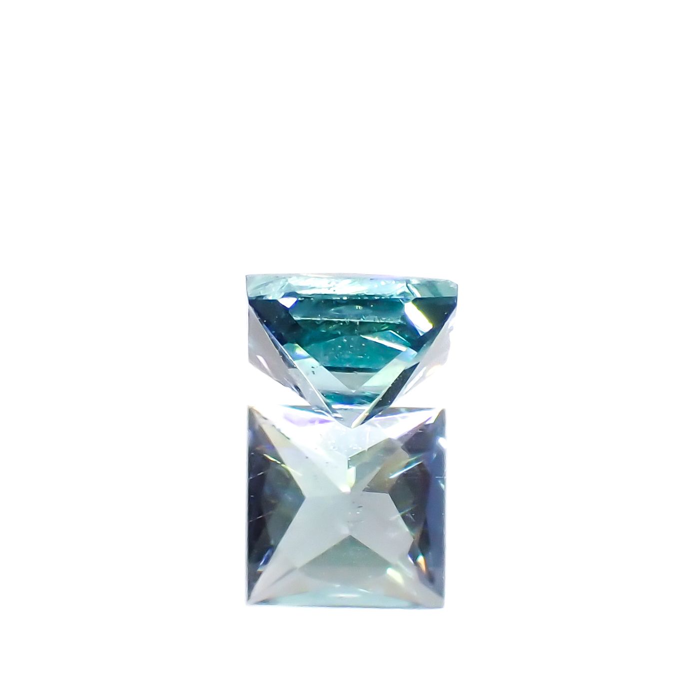 ◇プリンセスカット◇ブルーコーネルピン タンザニア産 0.34ct[231224500]3.9x3.9mm前後