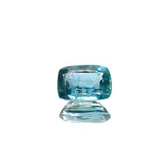 バイカラーカイヤナイト(宝石名カイヤナイト)ネパール産 0.88ct 識別済[240326688]6.4x4.5mm前後