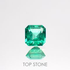 エメラルド(宝石名エメラルド) コロンビア産 0.22ct 識別済[20042274]3.8×3.8mm前後