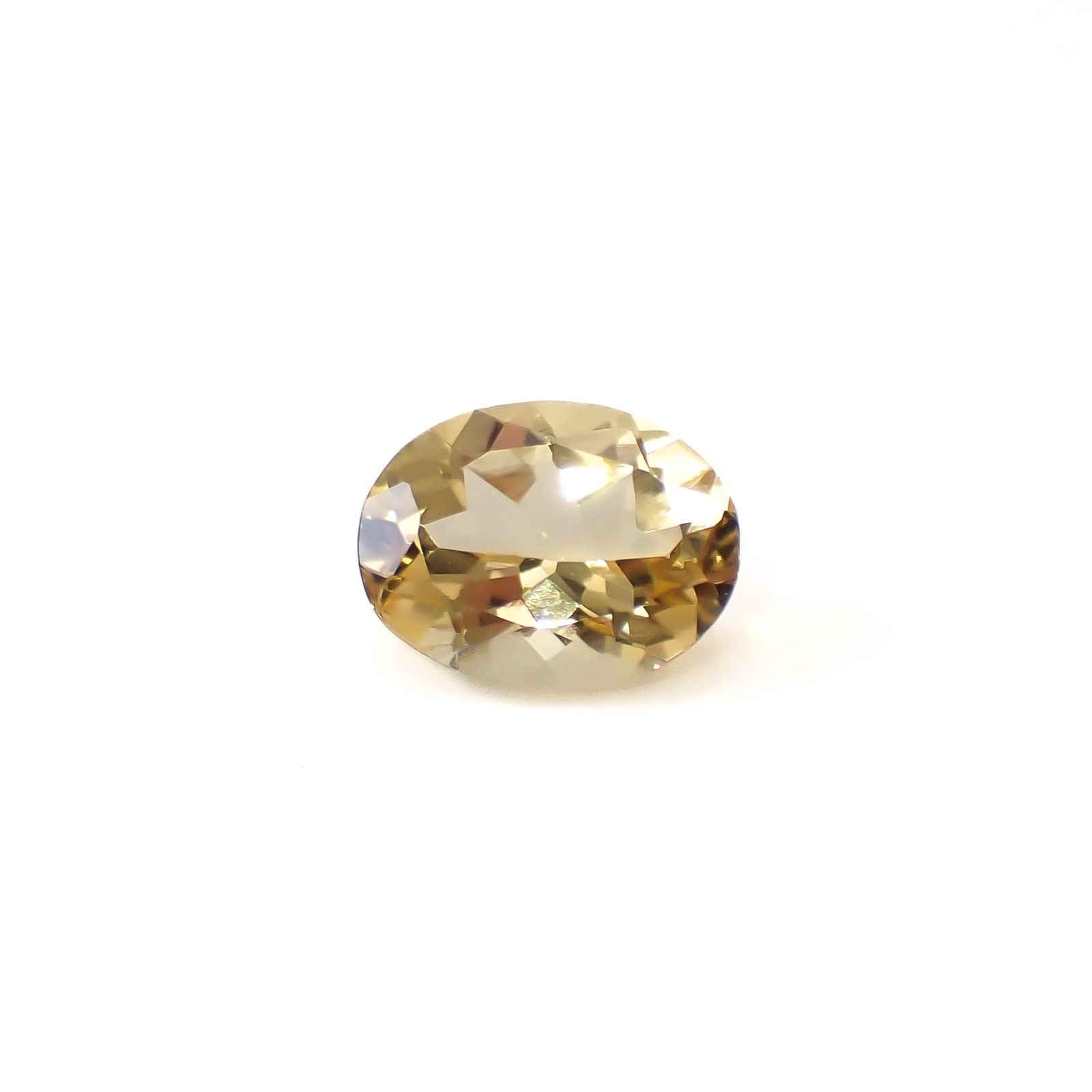 イエローベリル(宝石名イエロー・ベリル)ブラジル産 1.16ct 識別済[250329989]8x6.1mm前後
