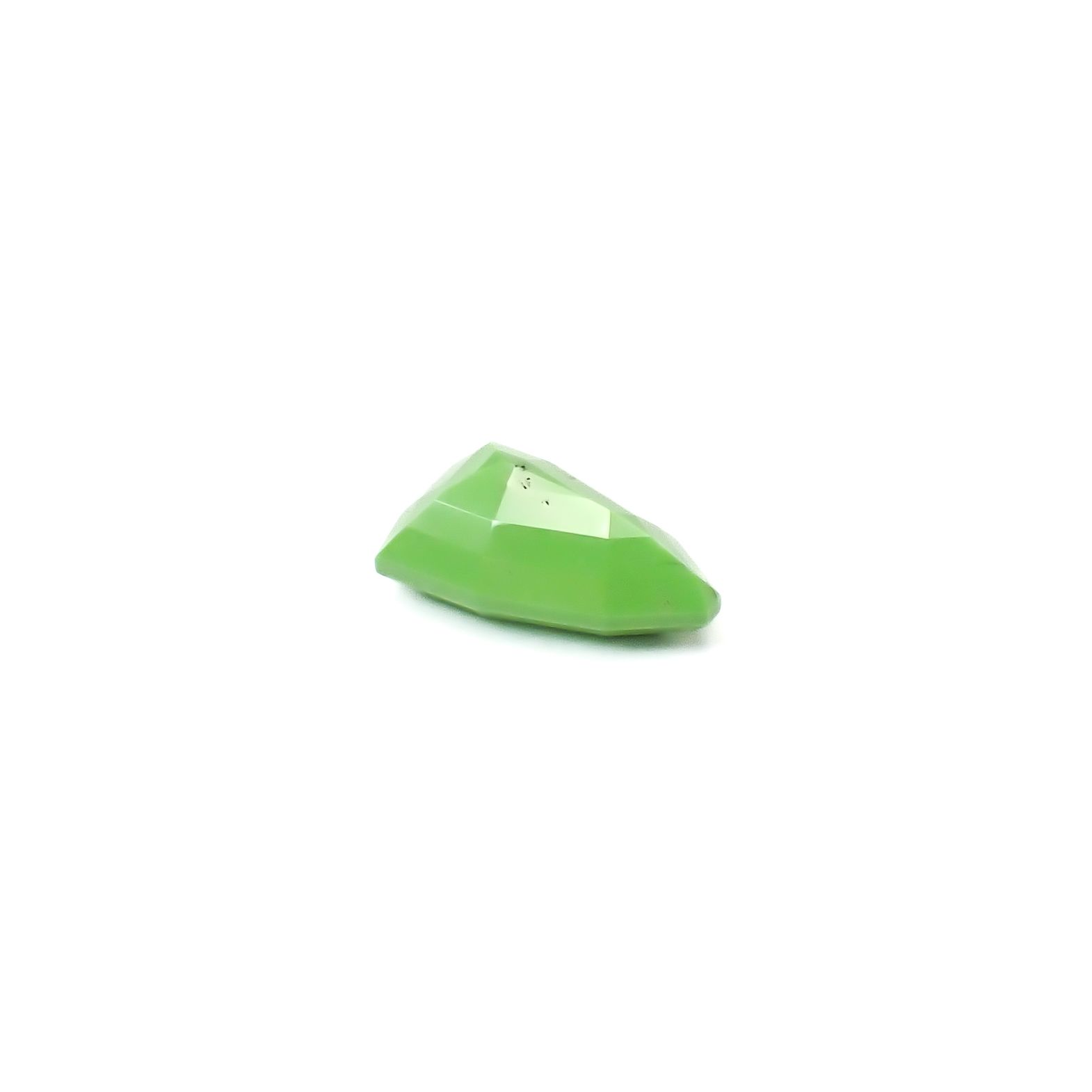 ◇カスタムカット◇ガスペイト(宝石名ガスペアイト)オーストラリア産 ソ付(日独) 2.941ct / 10.93x6.59mm前後 [260532228]