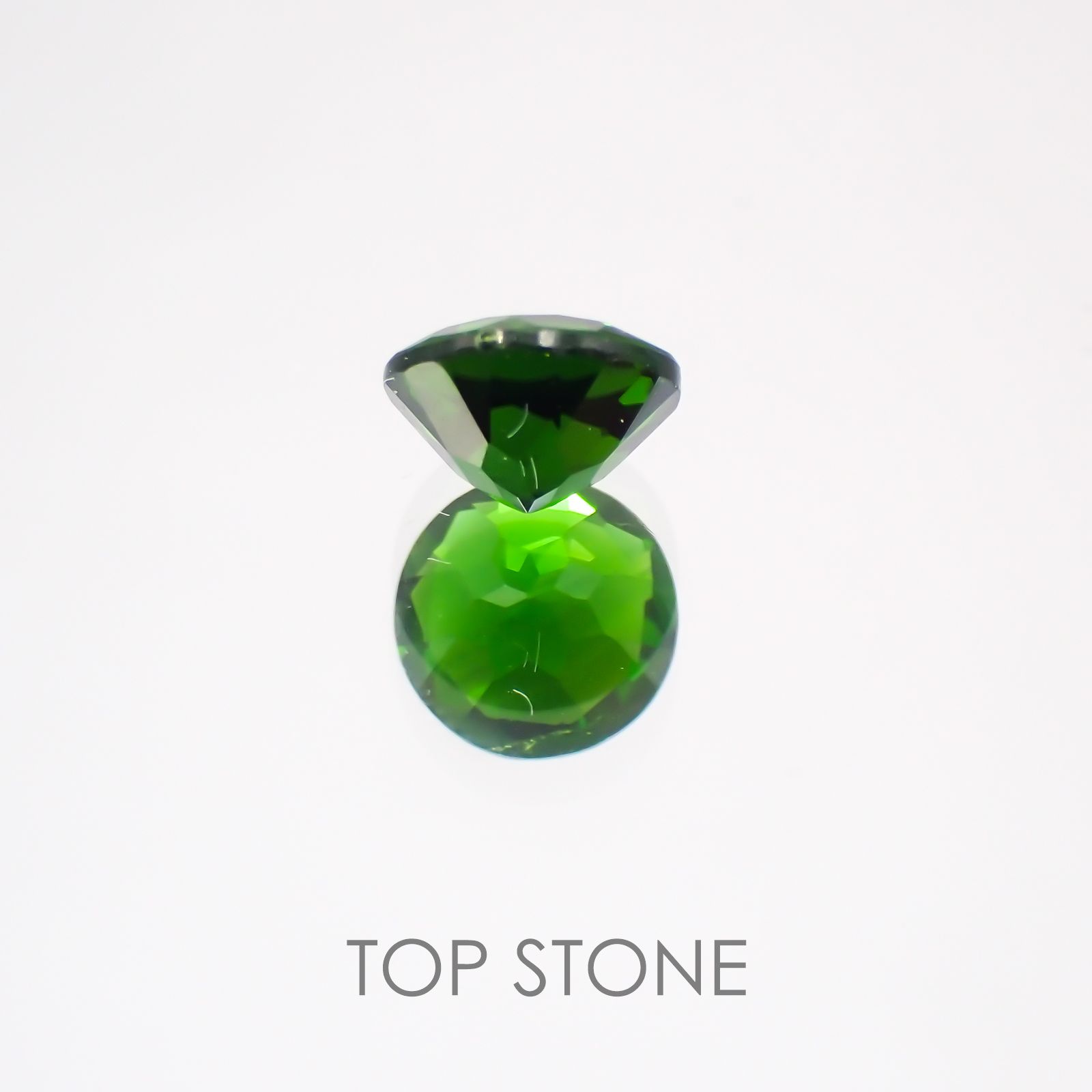 クロムダイオプサイド(宝石名クロム・ダイオプサイド) ロシア産 0.51ct 識別済[21059935]5×5mm前後