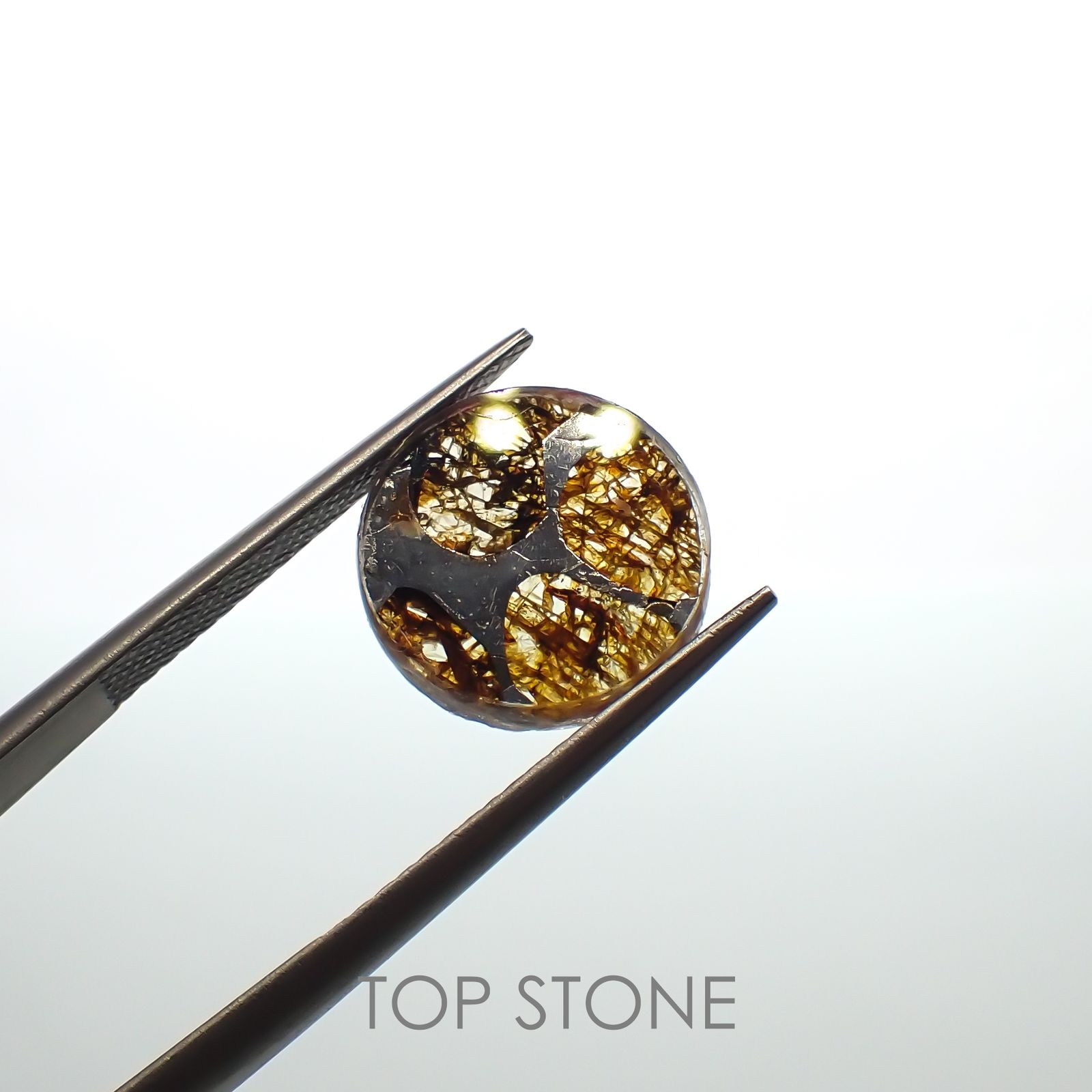 パラサイト隕石Sericho トリプレット 発見地：ケニア 3.62ct[220114150]12x12mm前後