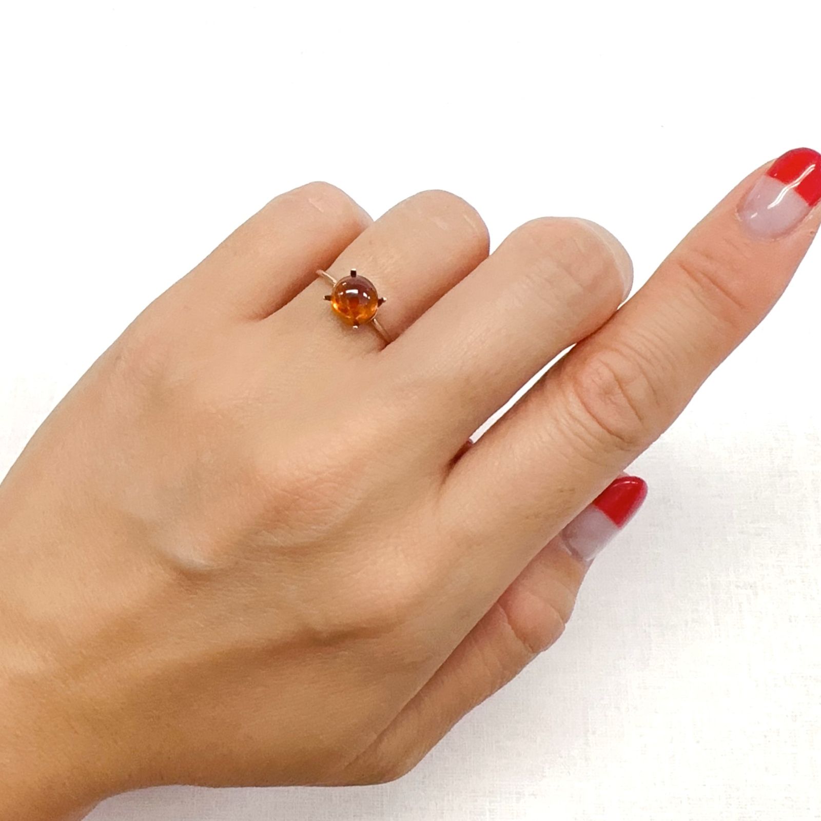 スペサルティンガーネット タンザニア産 2.19ct[230923317]7x6.8mm前後