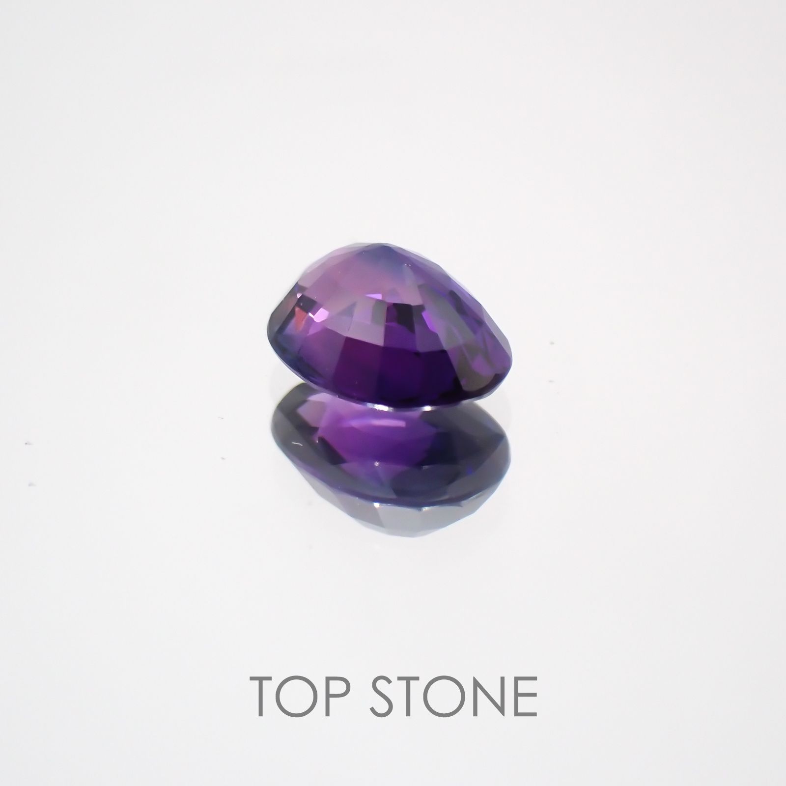 バイカラーサファイア(宝石名バイカラー・サファイア) タンザニア産 0.50ct 識別済[210410591]5.3×4.1mm前後