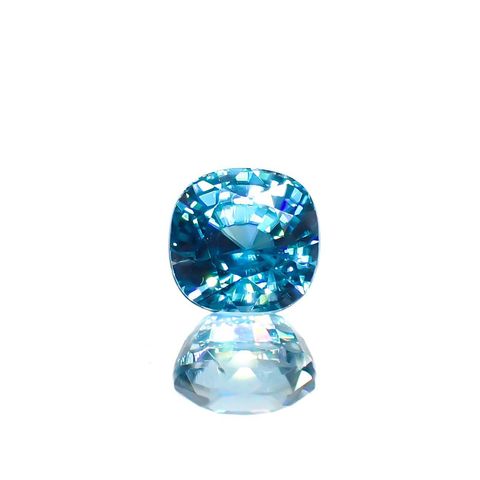 ラタナキリブルージルコン カンボジア産 2.68ct[220917933]6.7x6.6mm前後