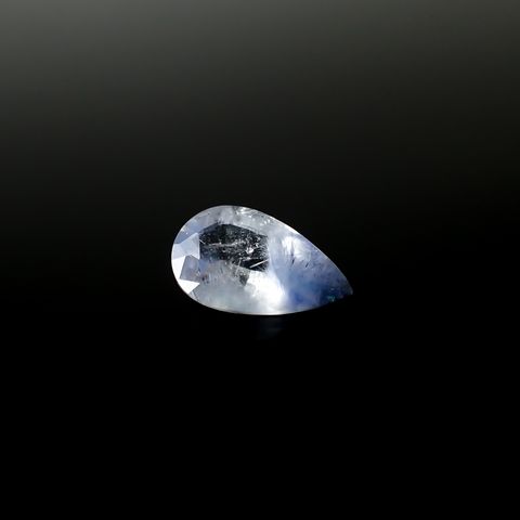デュモルチェライトインクォーツ ブラジル産 1.34ct[240125648]10.7x6.3mm前後