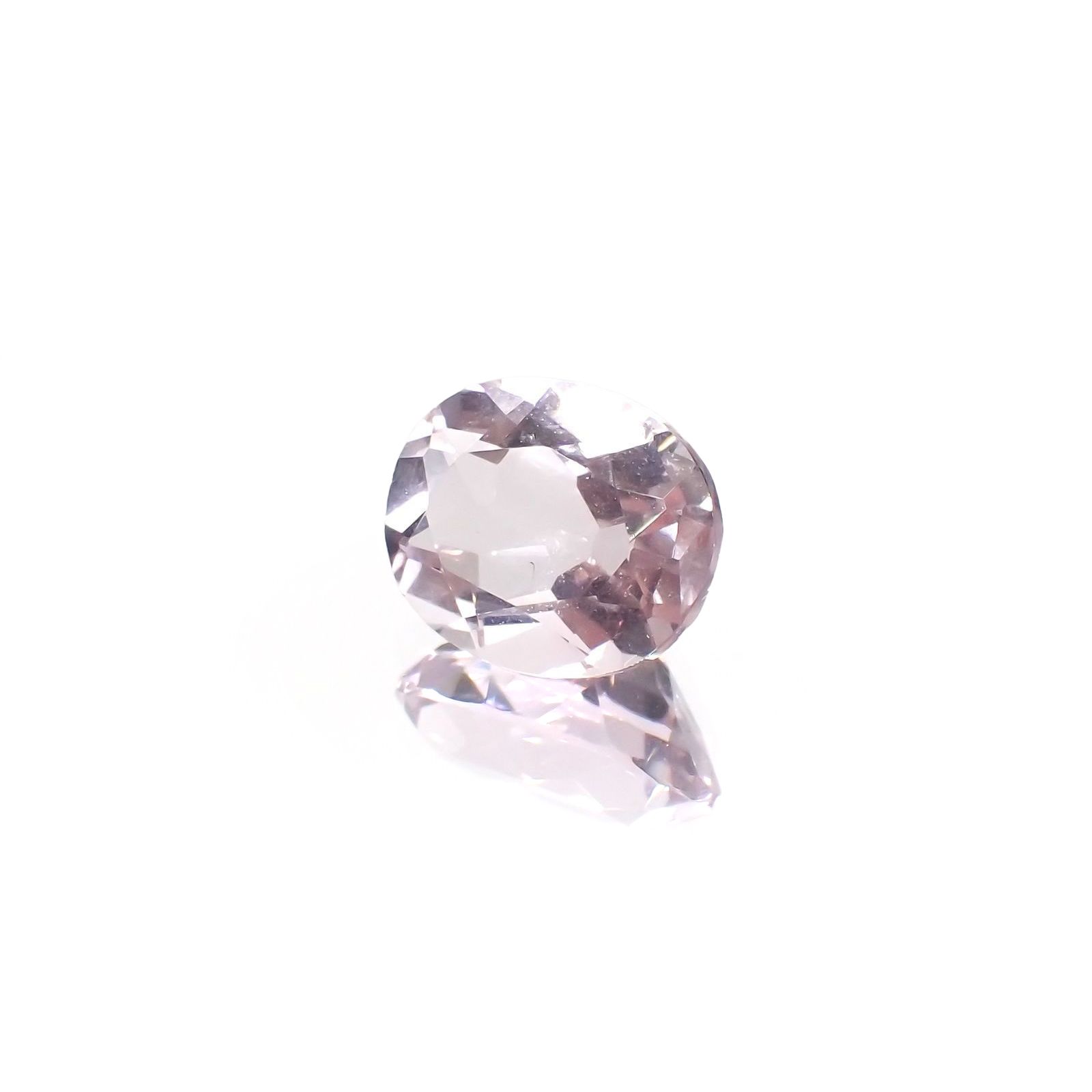 ピンクフローライト(宝石名フルオライト)ブラジル産 識別済 4.13ct / 11.1x9mm前後 [220115123]