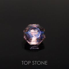 ◇オクタゴンカット◇レインボースキャポライト ブラジル産 0.79ct[230320918]5.9x5.7mm前後