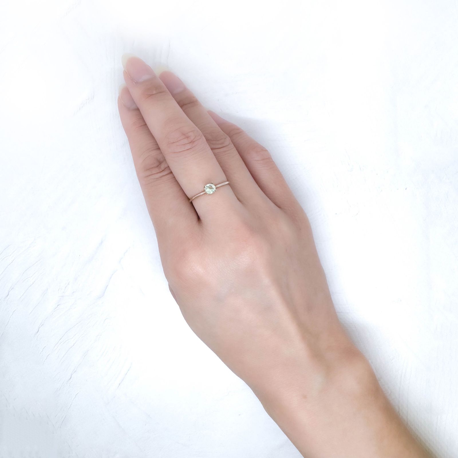 ミントトルマリン アフガニスタン産 0.23ct / 4x3.9mm前後 [251031209]