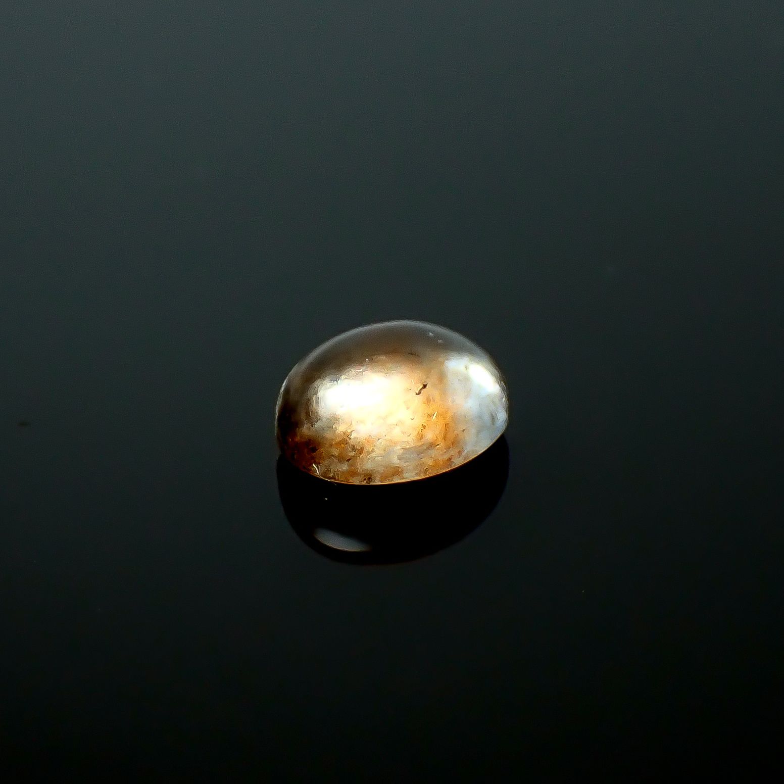 アベンチュリンアクアマリン ナイジェリア産 1.46ct / 7.7x6.4mm前後 [260919773]