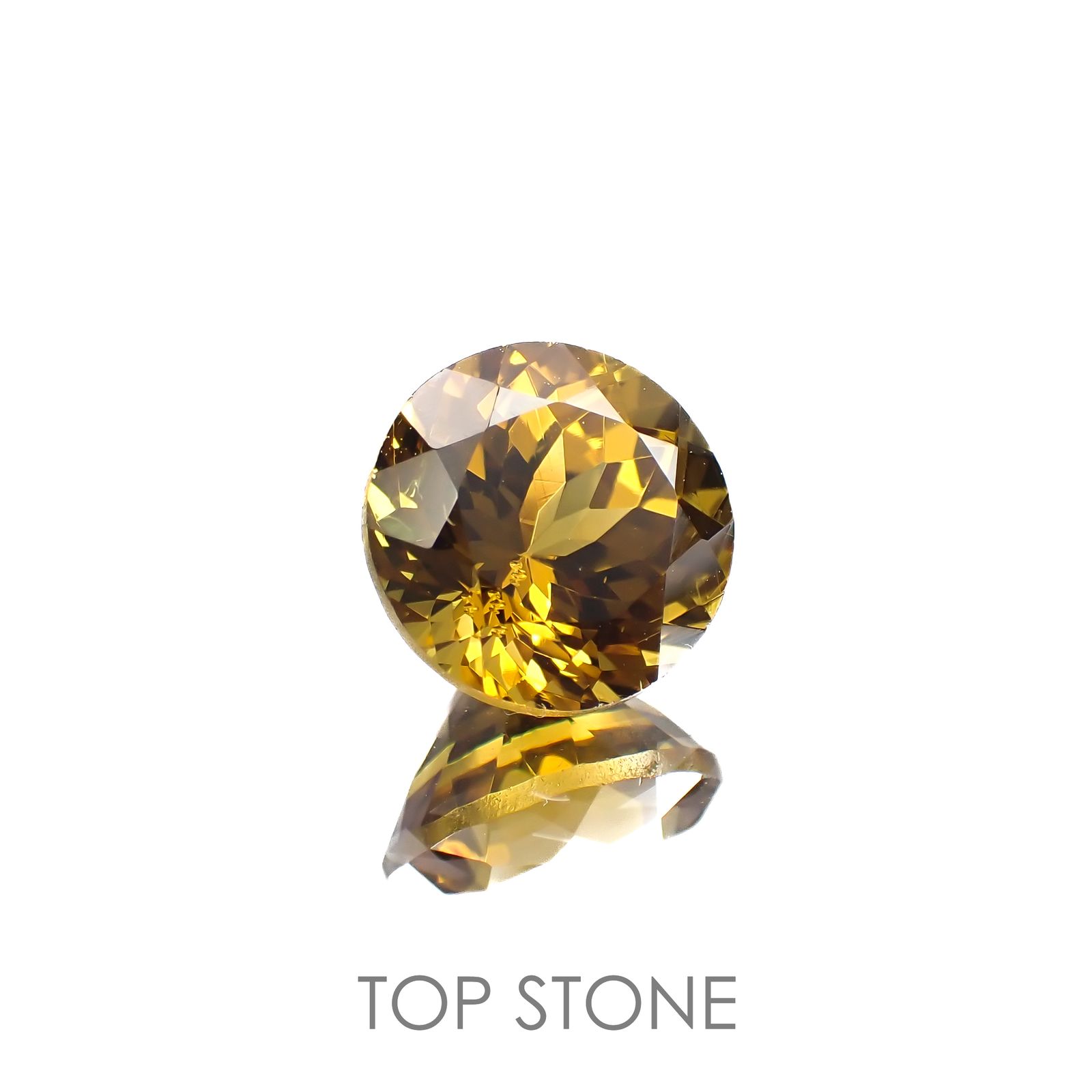 アンドラダイトグロッシュラーガーネット(宝石名アンドラダイト/グロッシュラー・ガーネット)ナミビア産 3.28ct 識別済[221018930]8.6x8.5mm前後