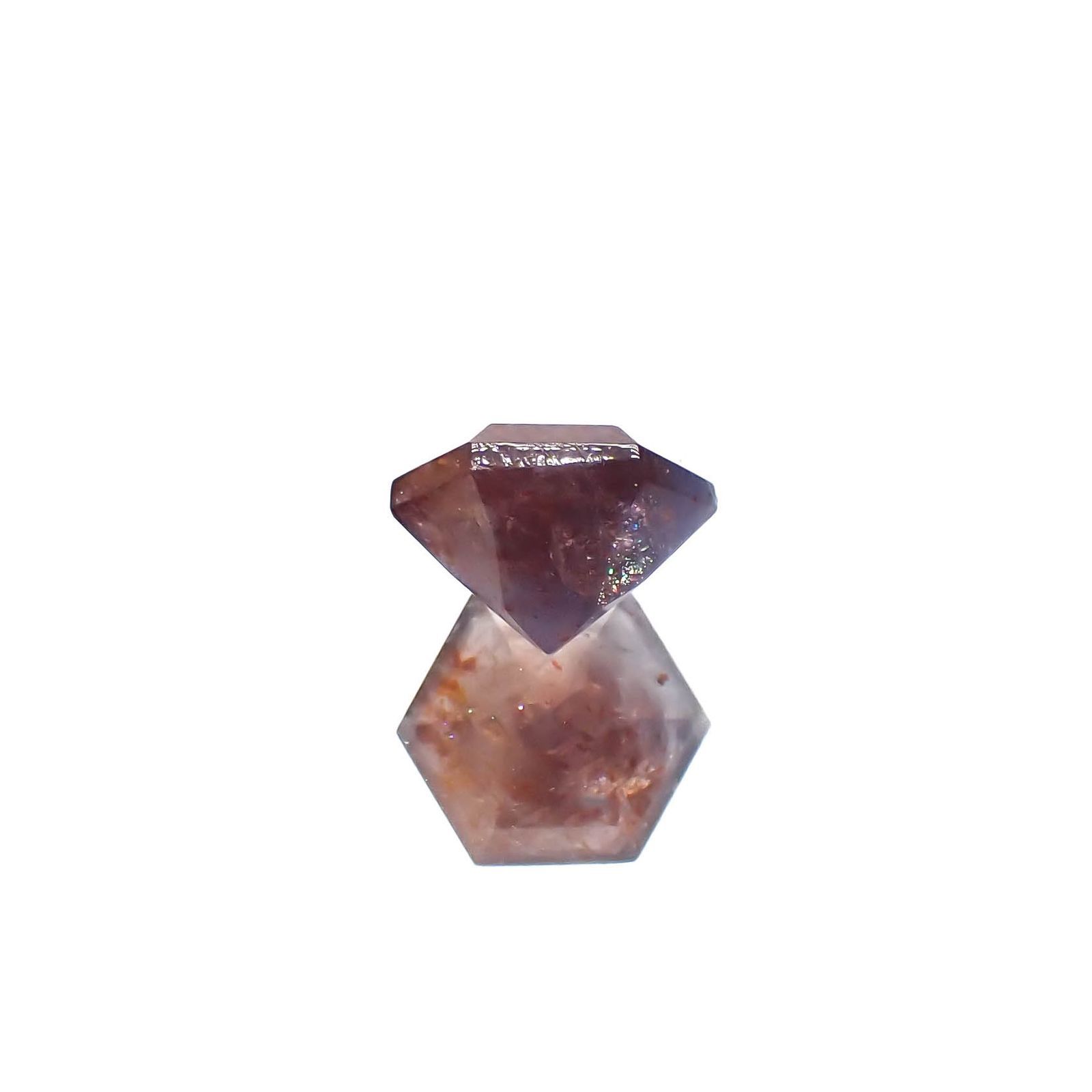 ◇ヘキサゴンカット◇ブラッドショットアイオライト インド産 0.94ct[230320939]6.1x6mm前後