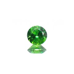 デマントイドガーネット(宝石名デマントイド・ガーネット) ロシア産 0.135ct ソ付(彩珠)[210712087]3×3mm前後