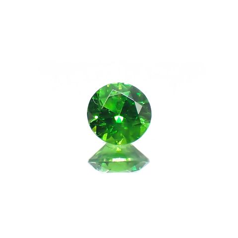 デマントイドガーネット(宝石名デマントイド・ガーネット) ロシア産 0.135ct ソ付(彩珠)[210712087]3×3mm前後