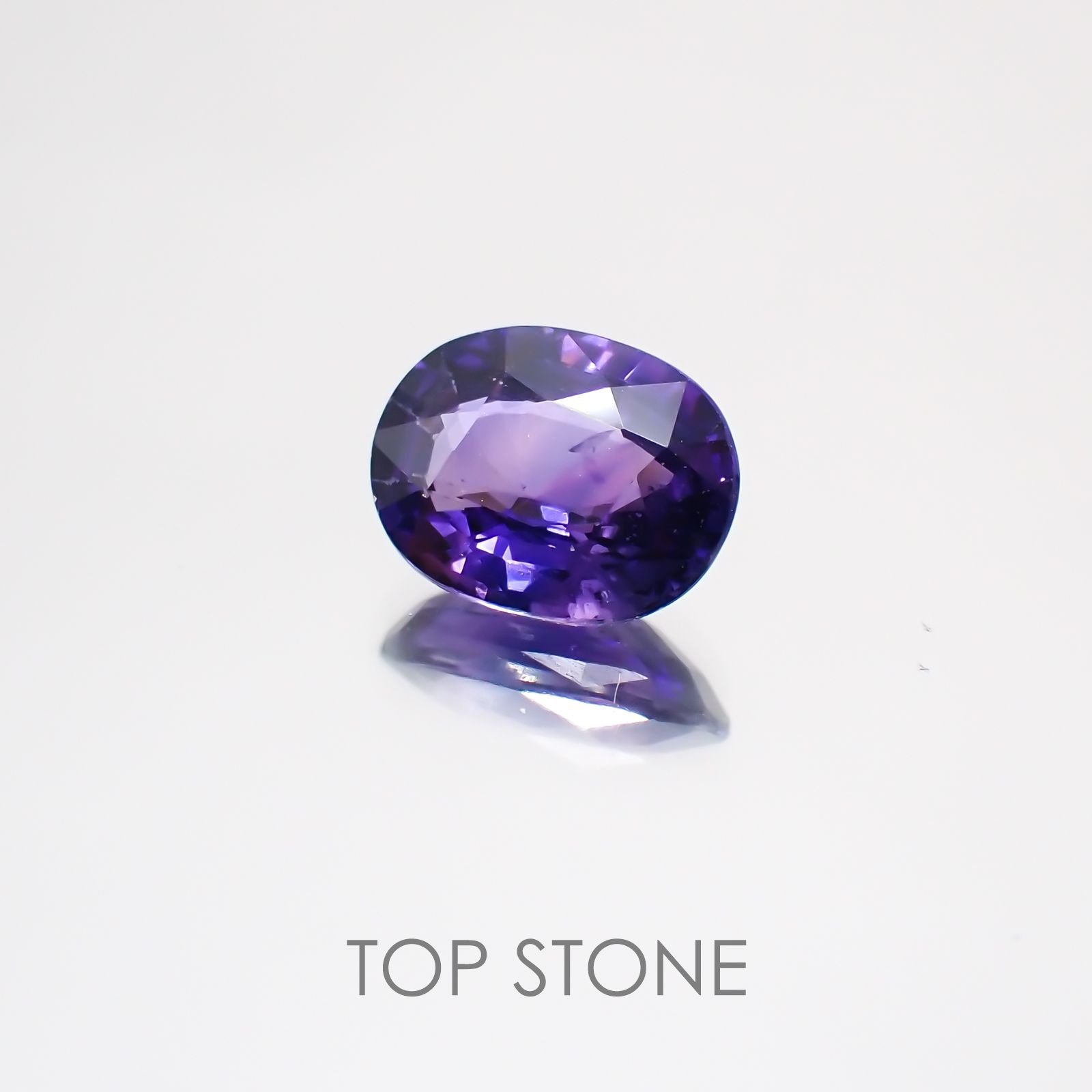 パープルサファイア マダガスカル産 ルース 1.33ct[19111534]7.5×5.7mm前後