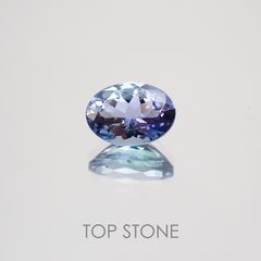 パーティーカラータンザナイト タンザニア産 ルース 0.95ct[210410410]7.1×5.1mm前後