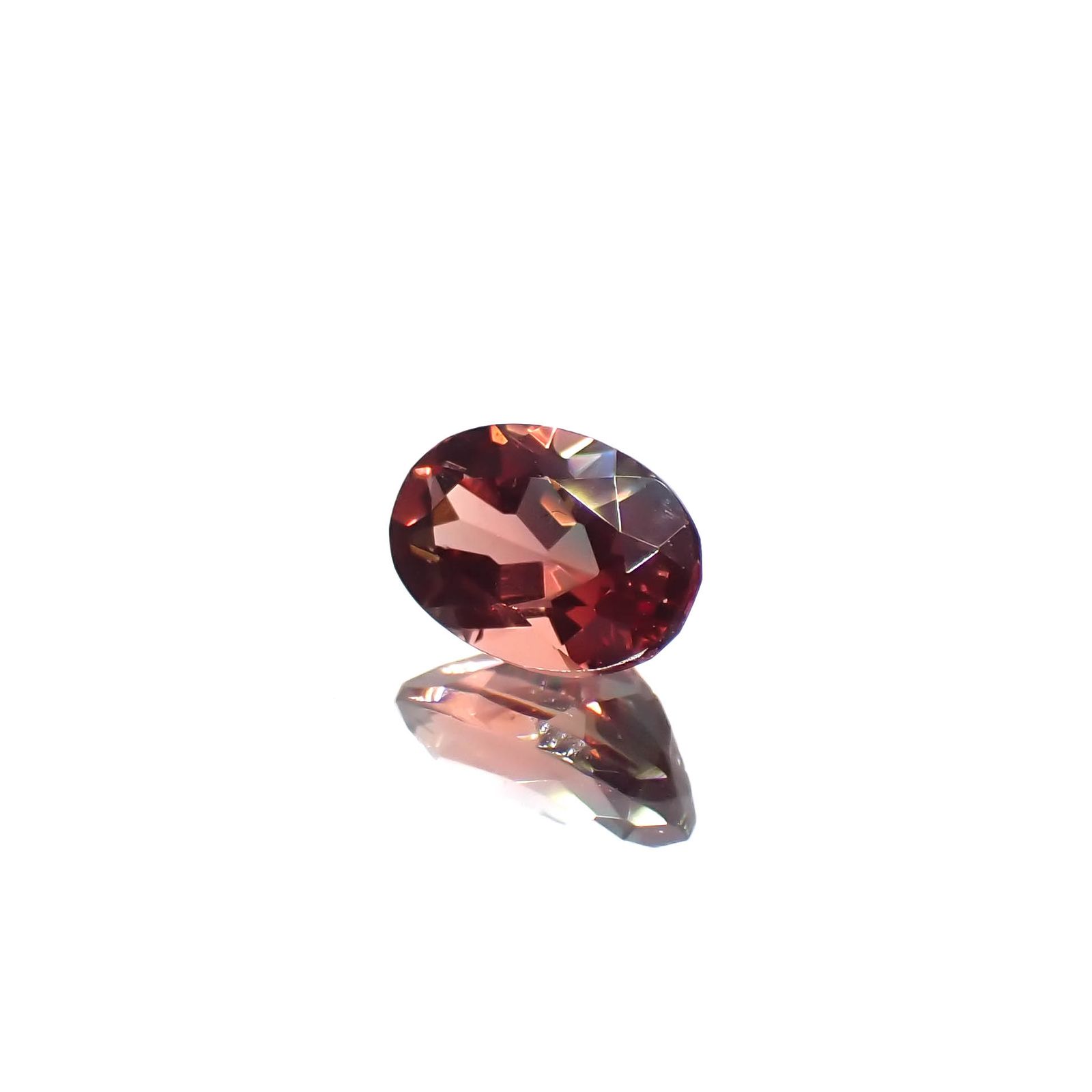 バイカラーアンデシン モンゴル産 0.48ct[230421503]6x4.2mm前後