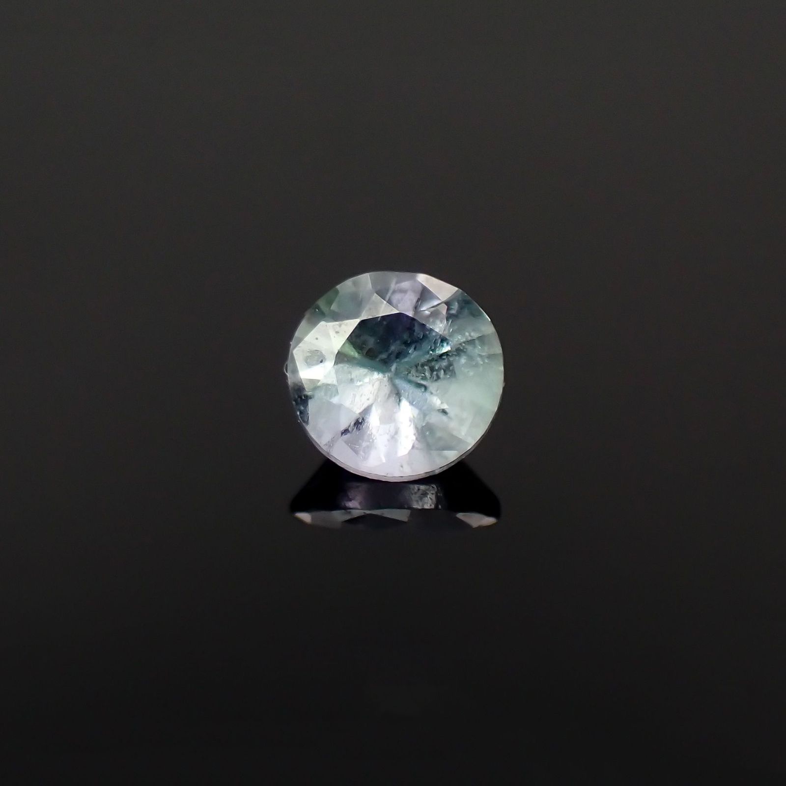 ブルーグリーンコーネルピン(宝石名コーネルピン)タンザニア産 0.097ct 識別済[240219234]2.5x2.5mm前後