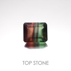 バイカラーフローライト ブラジル産 ルース 4.05ct[20128505]10×8.1mm前後