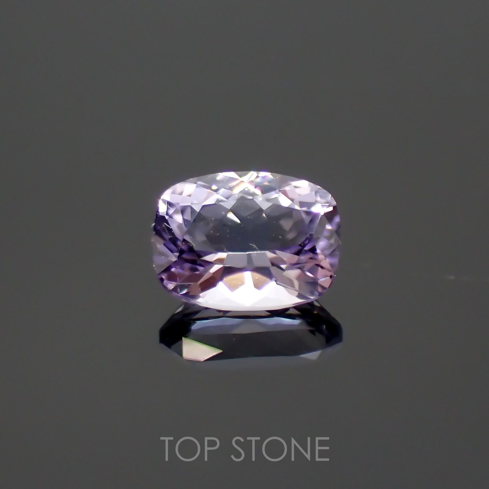 マリアライトフルオレッセンス(宝石名パープル・スキャポライト) スリランカ産 0.28ct 識別済[21019557]4.9×3.8mm前後
