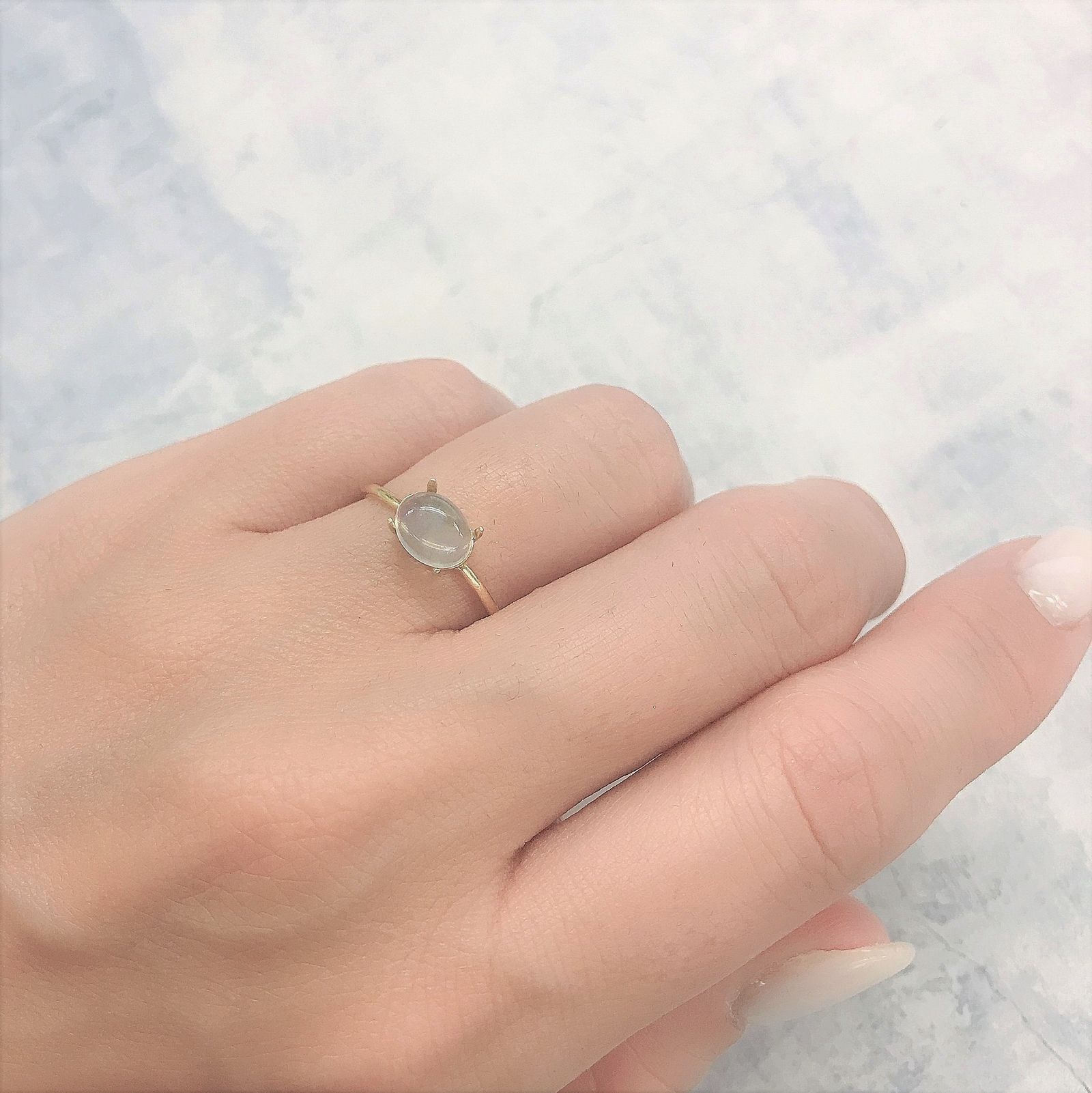 ウォーターオパール メキシコ産 0.75ct[220616400]7.2x5.7mm前後