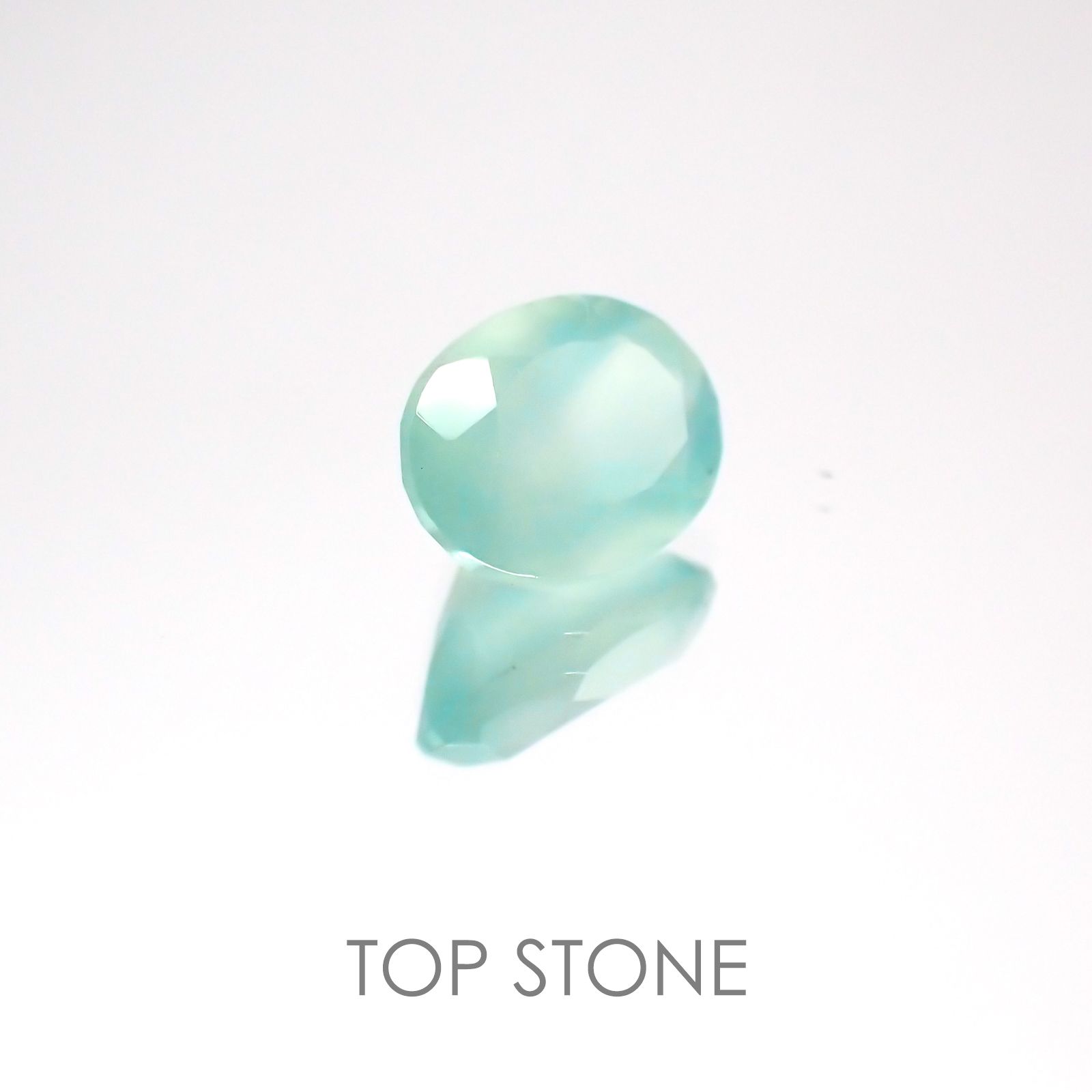 アクアプレーズ 南アフリカ産 ルース 1.25ct[20118312]8.1×6.2mm前後