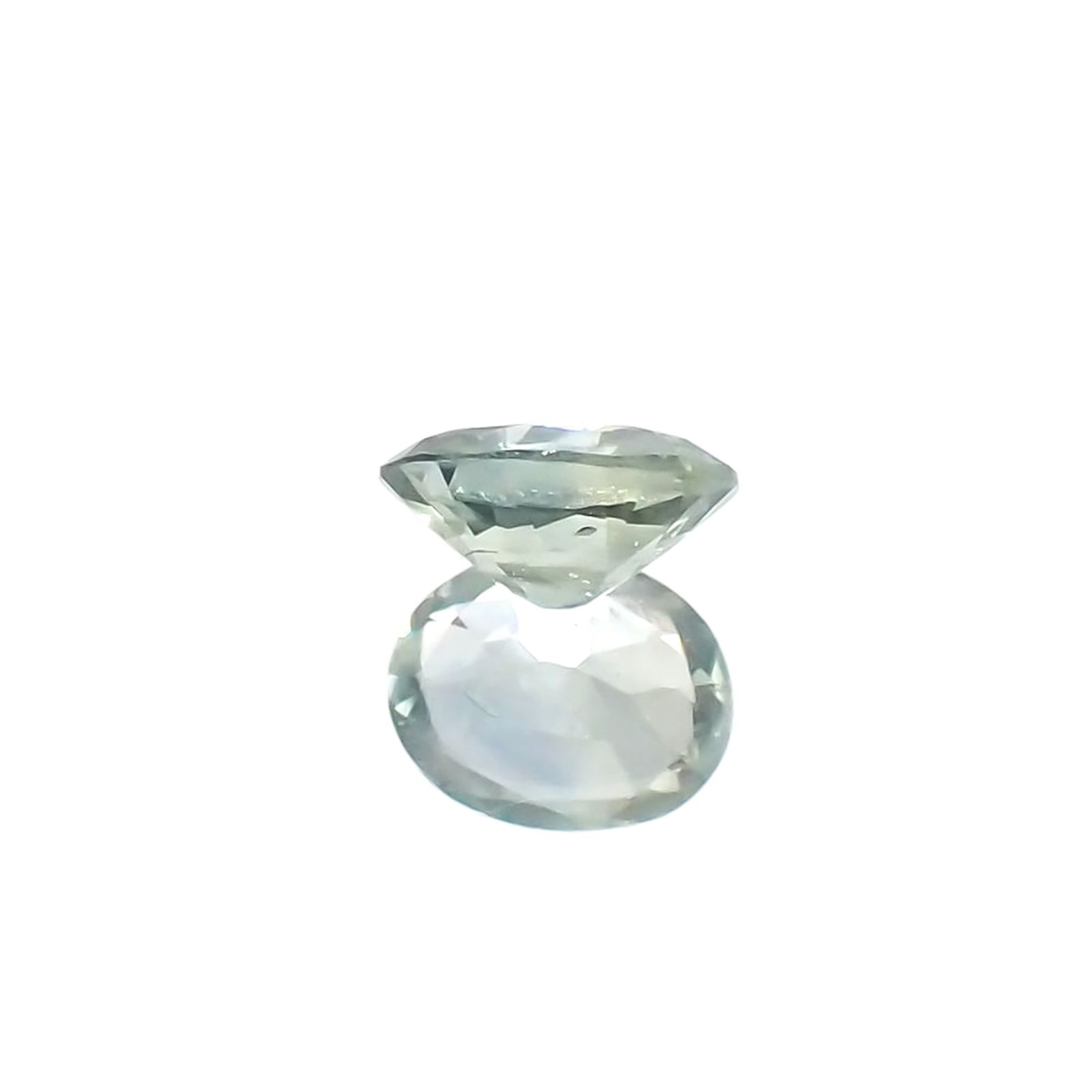 モンタナサファイア(宝石名サファイア) アメリカ・モンタナ州産 0.36ct 識別済[250611647]5.0×3.9mm前後