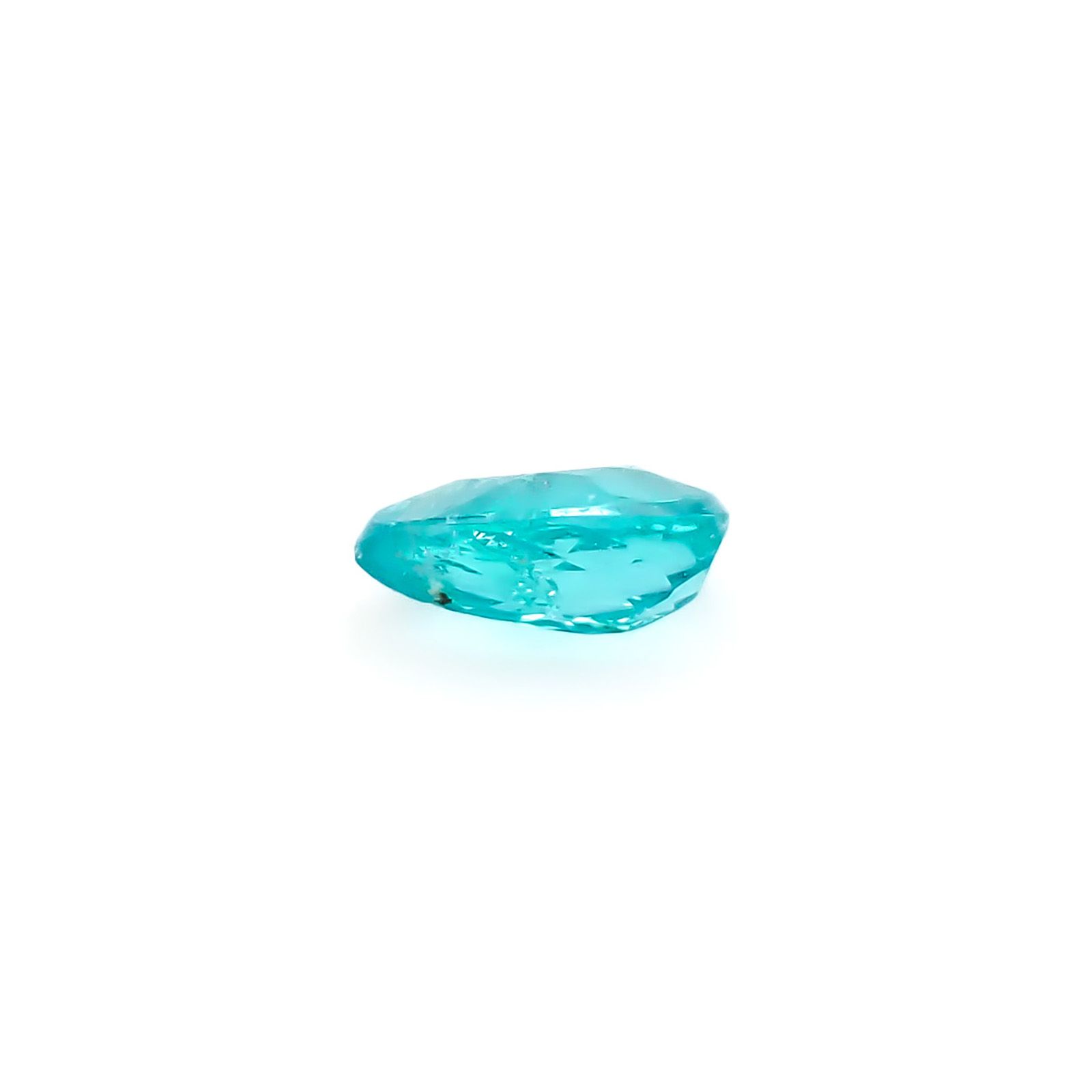 パライバトルマリン(宝石名トルマリン/別名 パライバ・トルマリン)ブラジル産 識別済 0.11ct / 3.7x2.5mm前後 [260932807]