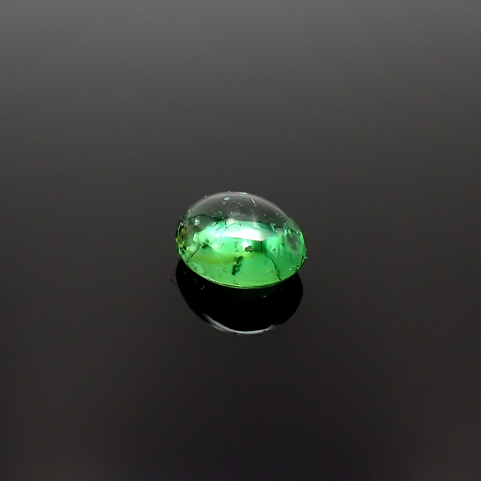 クロムトルマリン タンザニア産 0.51ct[240527773]5.3x4.5mm前後