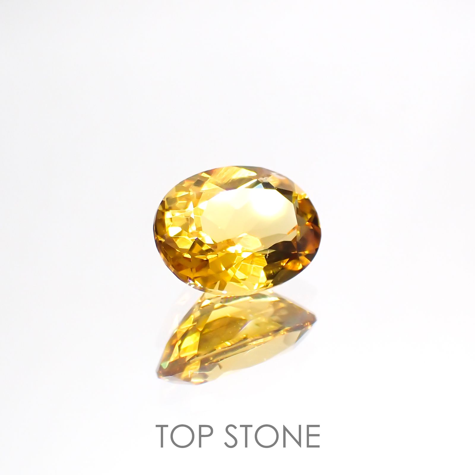ゴールデンベリル(宝石名ゴールデン・ベリル)ブラジル産 1.15ct 識別済[220114229]8.1x6.2mm前後