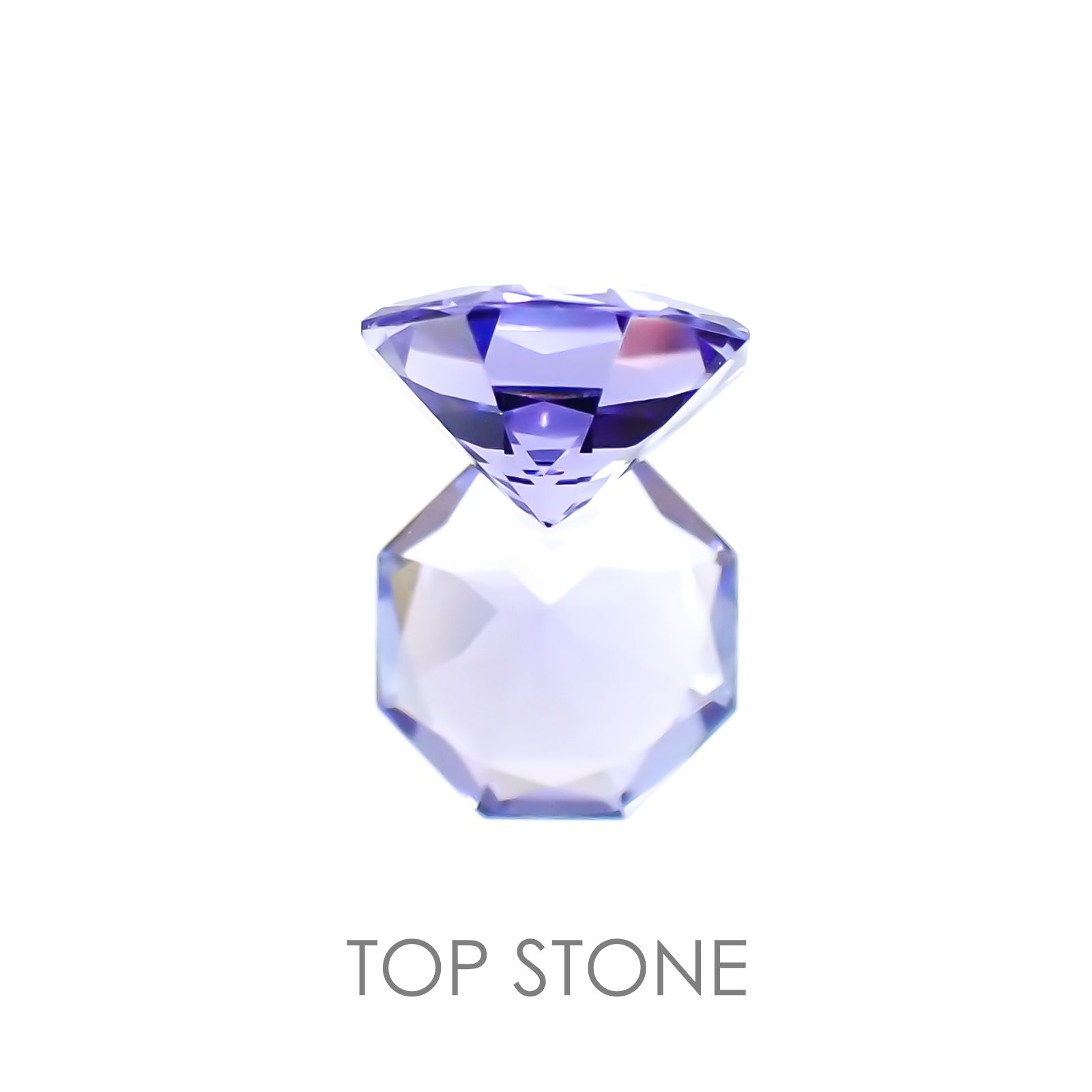 ◇オクタゴンカット◇タンザナイトSA(宝石名タンザナイト) タンザニア産 0.47ct 識別済[20118081]5×5mm前後