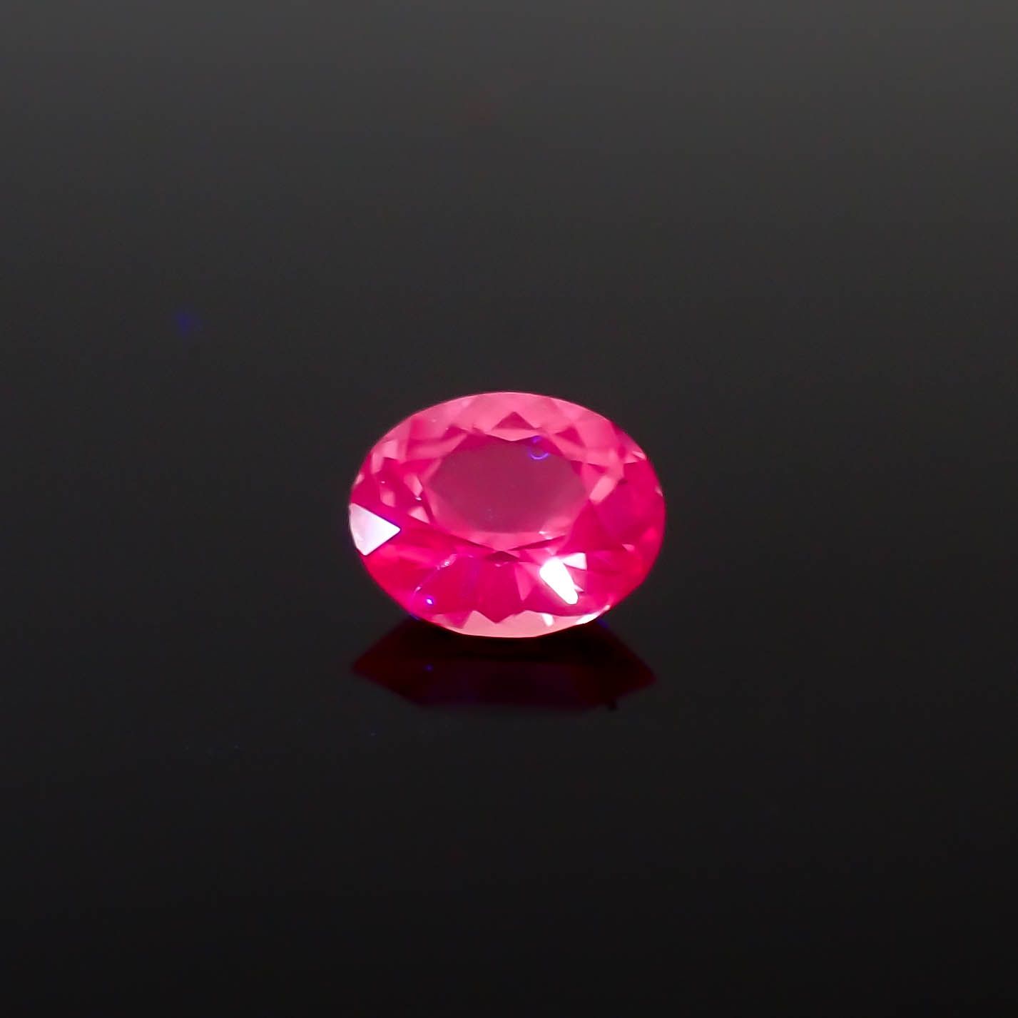シルキーサファイア 非加熱 ベトナム産 0.46ct[230722797]5.4x4.4mm前後