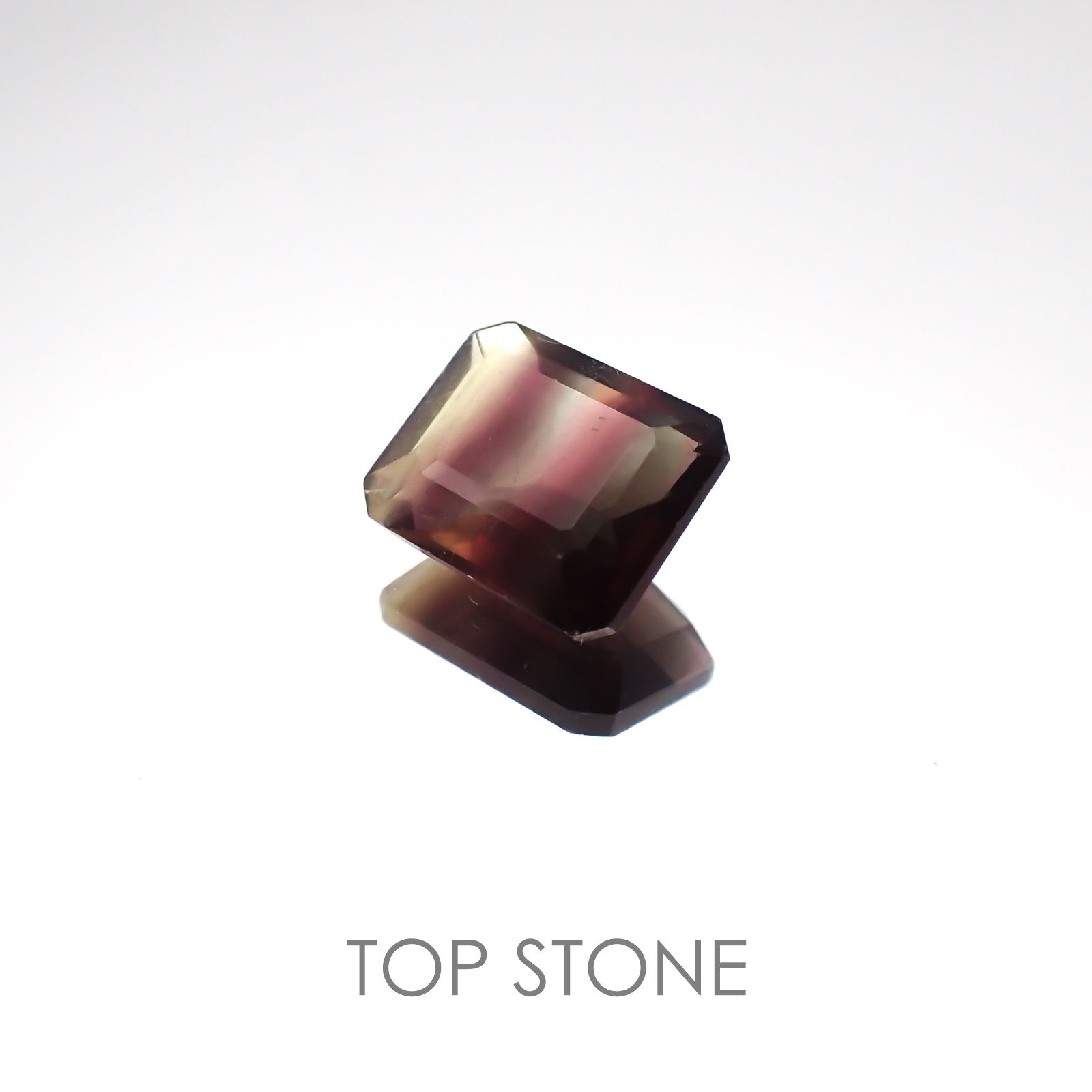 バイカラーフローライト ブラジル産 ルース 5.13ct[20128504]11×8.9mm前後