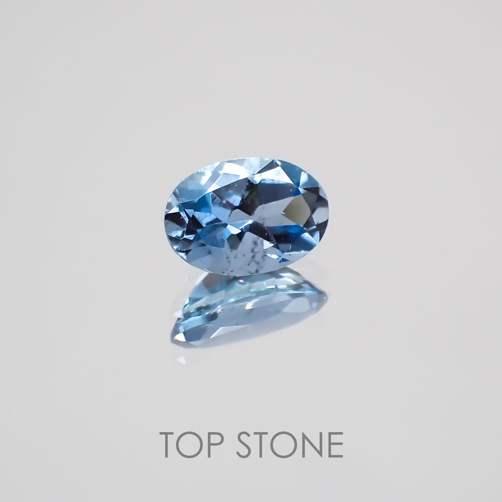 サンタマリア アクアマリン ブラジル産 ルース 0.41ct[210310154]6.1×4.1mm前後