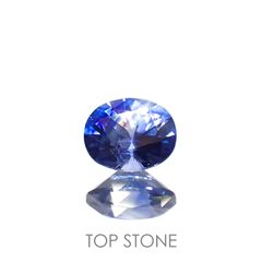 バイカラーサファイア(宝石名サファイア)スリランカ/マダガスカル産 0.61ct 識別済[220817435]5.5x4.5mm前後
