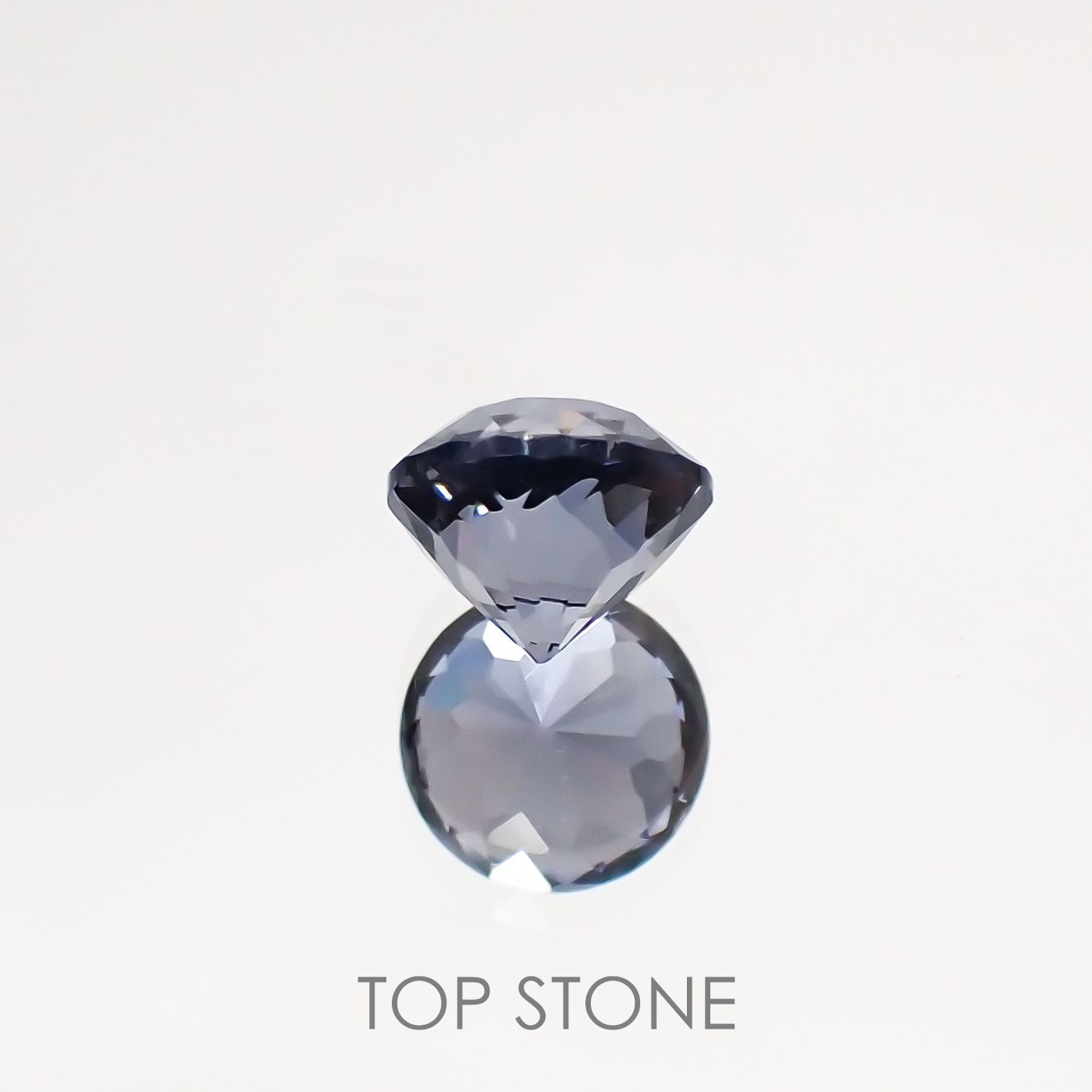グレイッシュブルースピネル ビルマ産 ルース 0.67ct[210811124]5×4.9mm前後