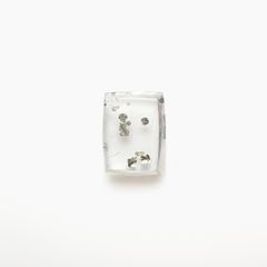 パイライトインクォーツ ブラジル産 17.69ct[240225912]18.8x14.3mm前後