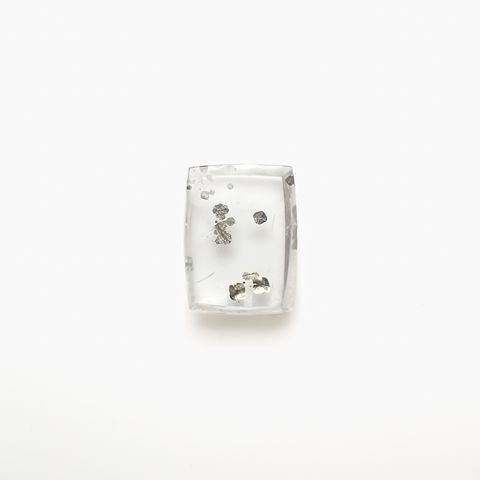 パイライトインクォーツ ブラジル産 17.69ct[240225912]18.8x14.3mm前後