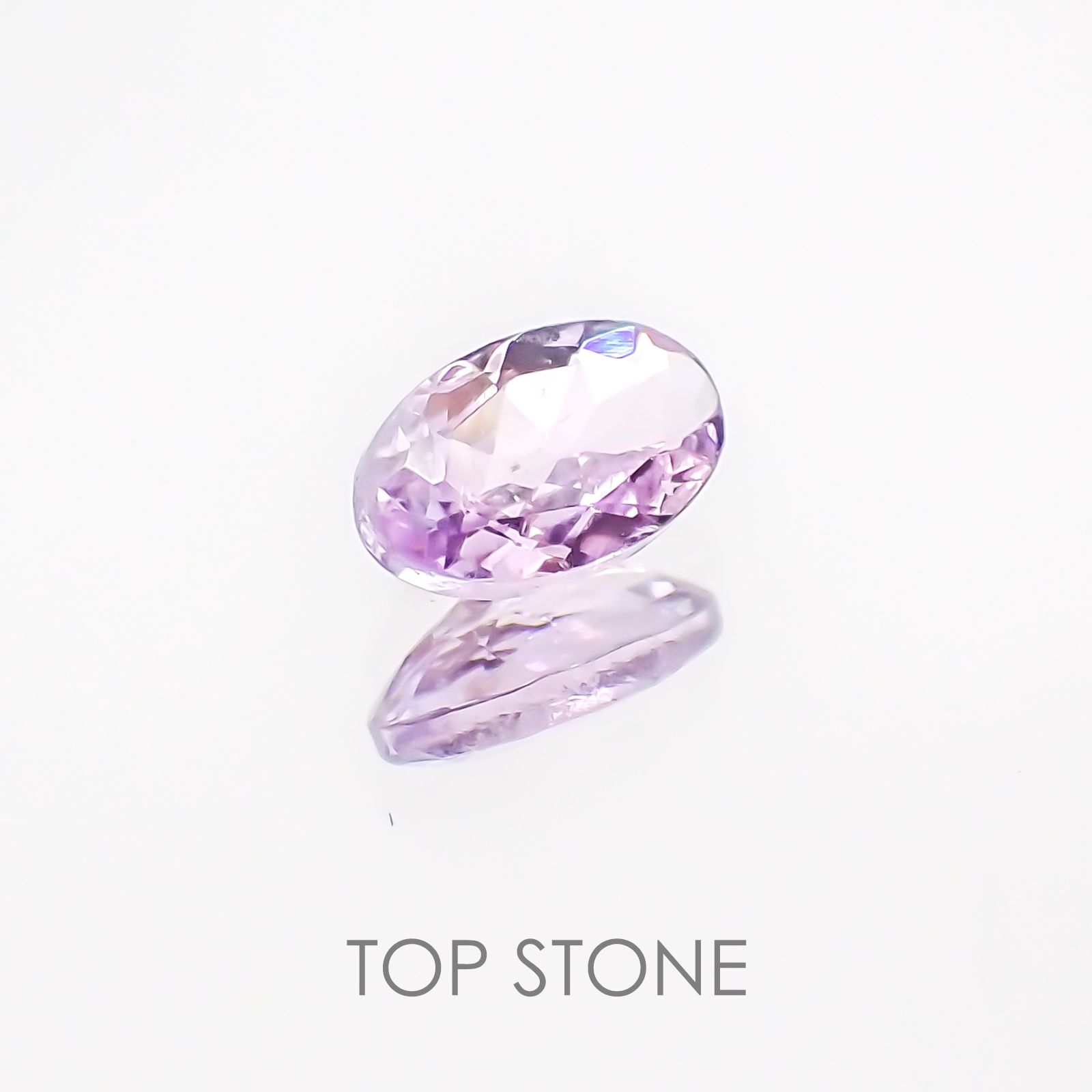 ピンクゾイサイト(宝石名ピンク・ゾイサイト) タンザニア産 0.26ct 識別済[20127885]5.1×3.1mm前後