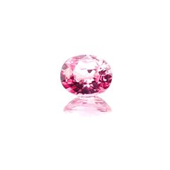 パパラチャサファイア スリランカ産 ルース 0.452ct ソーティング付き[20107254]5×4mm前後