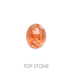 イリュージョンサンストーン(宝石名フェルドスパー) タンザニア産 2.83ct 識別済[211013336]10.2×8.1mm前後