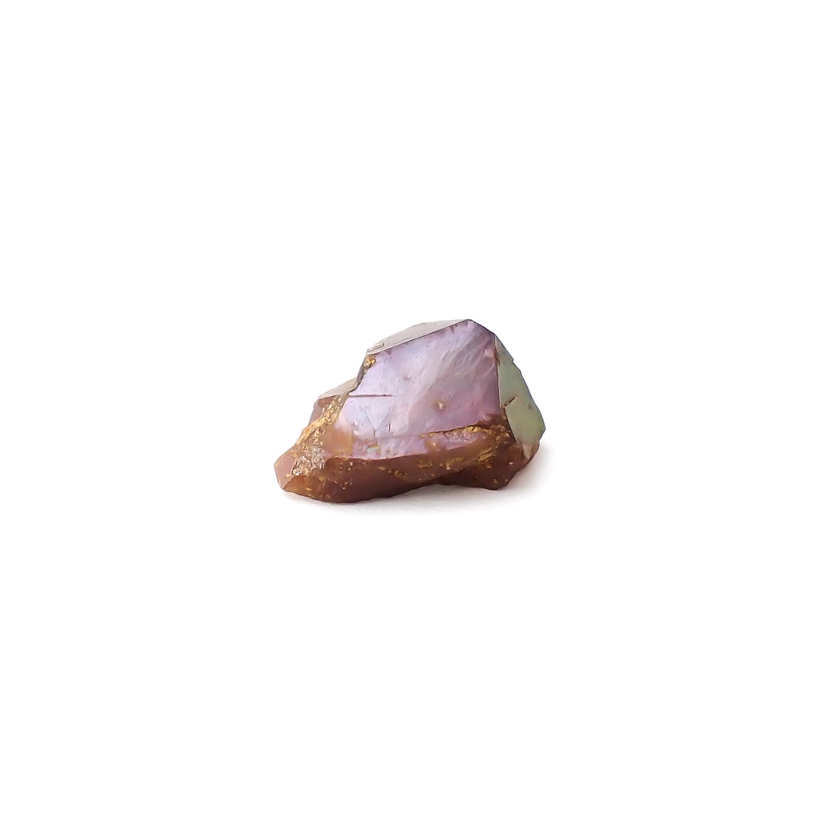 レインボーガーネット原石3個セット 日本・奈良県産 15.88ct(3pcs合計) / 9.1-11.0x8.0-9.4mm前後 [260432082]