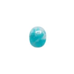 パライバトルマリンインクォーツ(宝石名トルマリンインクォーツ/別名パライバ・トルマリンインクォーツ) ブラジル産 2.384ct ソ付(宝貴協)[210510813]11.0×9.0mm前後