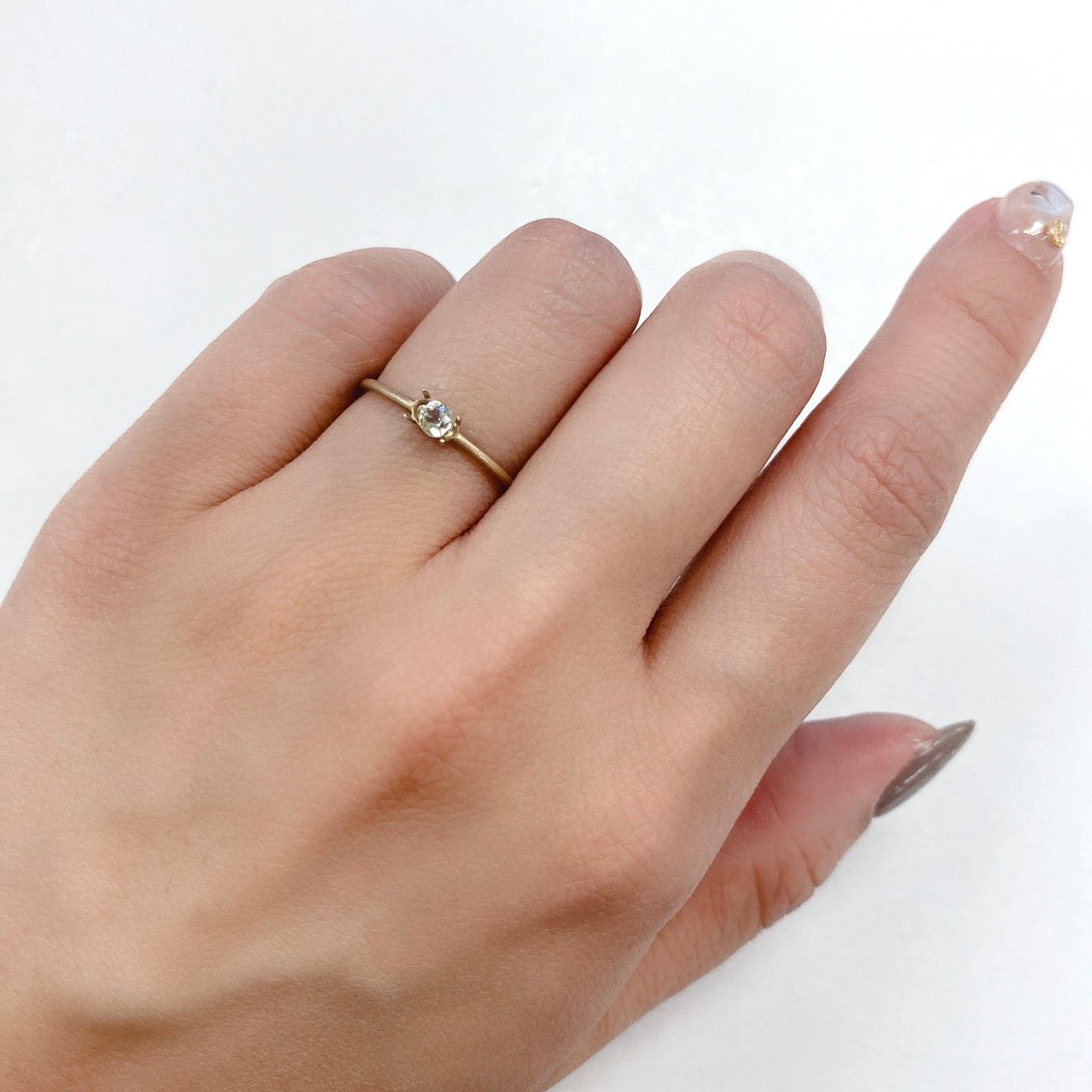 リューコガーネット ビルマ産 ルース 0.21ct[210510774]3.5×2.9mm前後