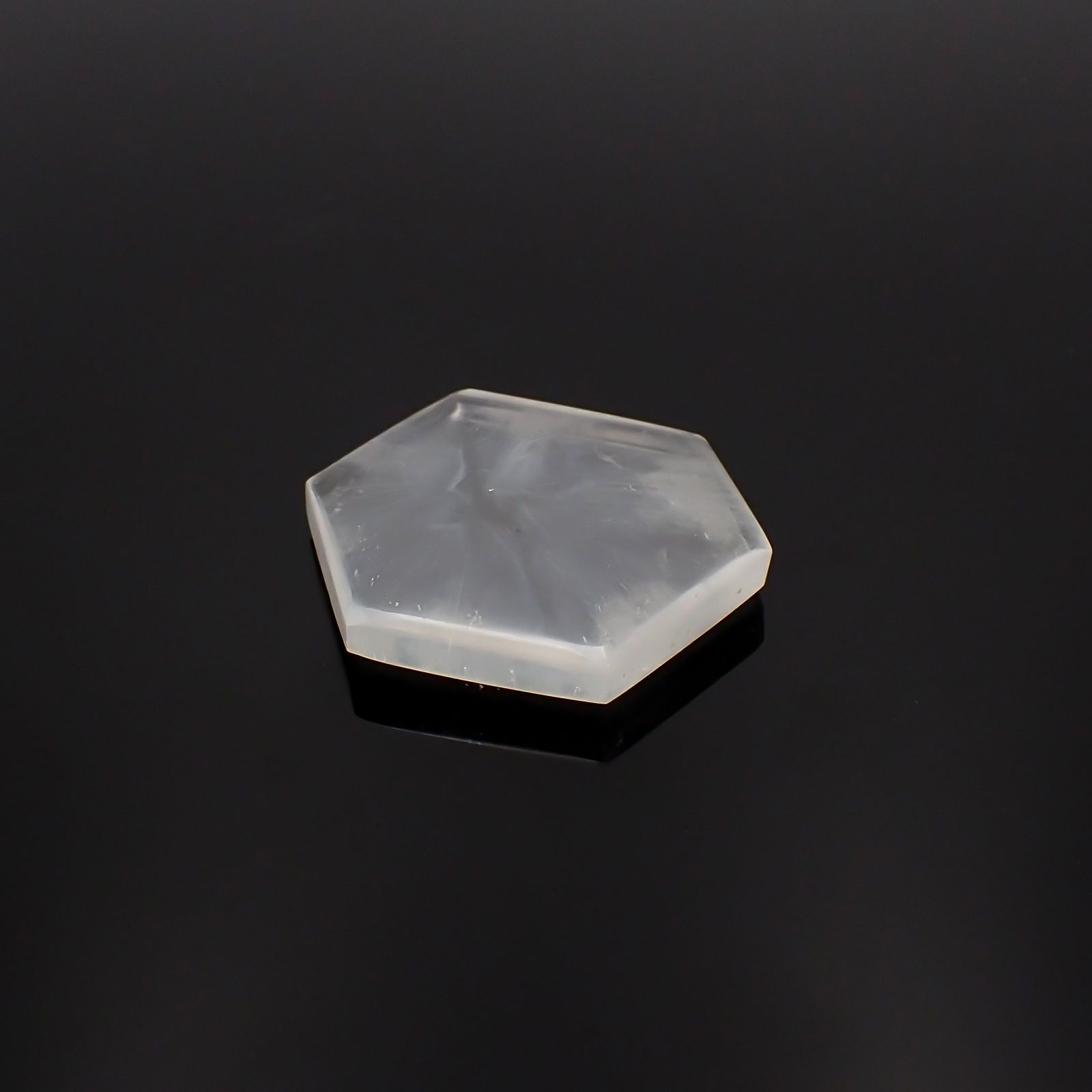 トラピッチェクォーツ 偏光板2枚付き コロンビア・ボヤカ産 41.71ct[230823255]28.3x25.8mm前後