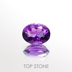 カラーシフトアメジスト(宝石名アメシスト)ブラジル/ウルグアイ産 1.28ct 識別済[220113978]8x6.1mm前後